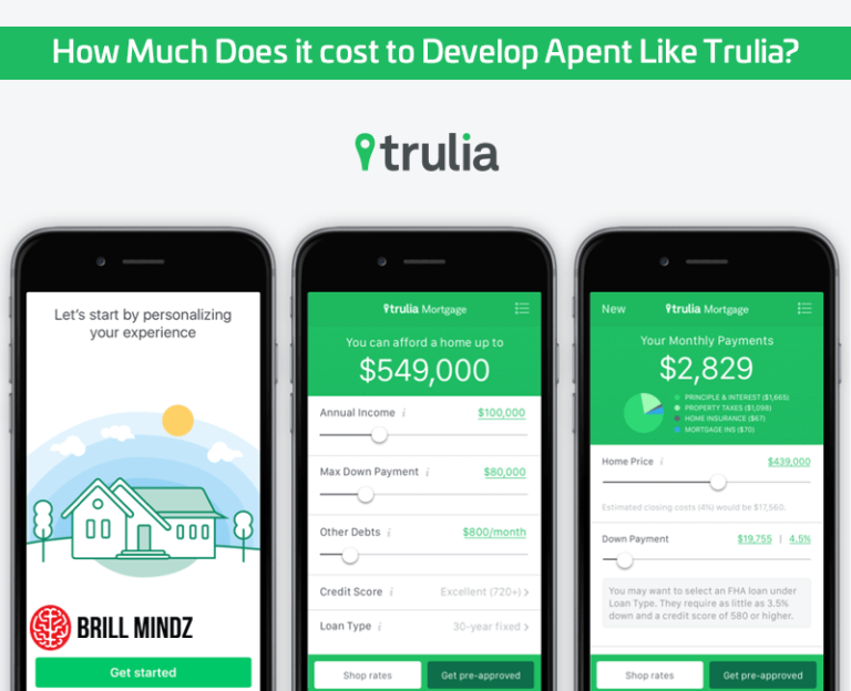 What is the Cost of Real Estate App Development Like Zillow or Trulia?