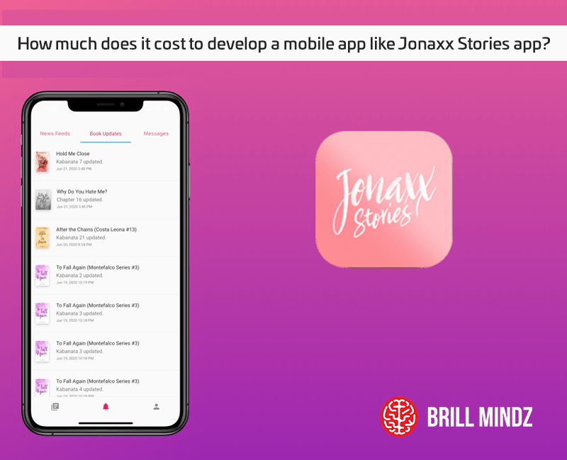How much does it cost to develop a mobile app like Jonaxx Stories app