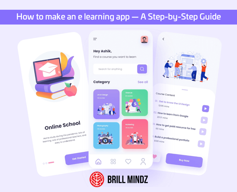 How to make an e-learning app — A Step-by-Step Guide
