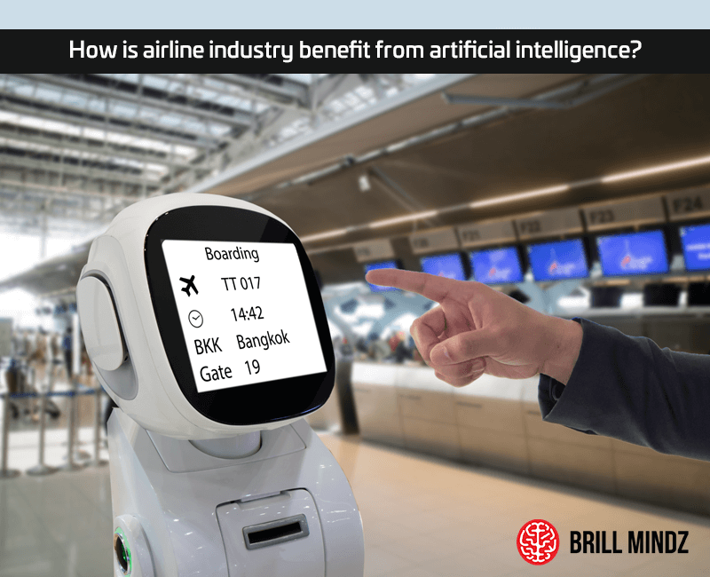 How is airline industry benefit from artificial intelligence