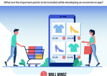 What are the important points to be included while developing an ecommerce app